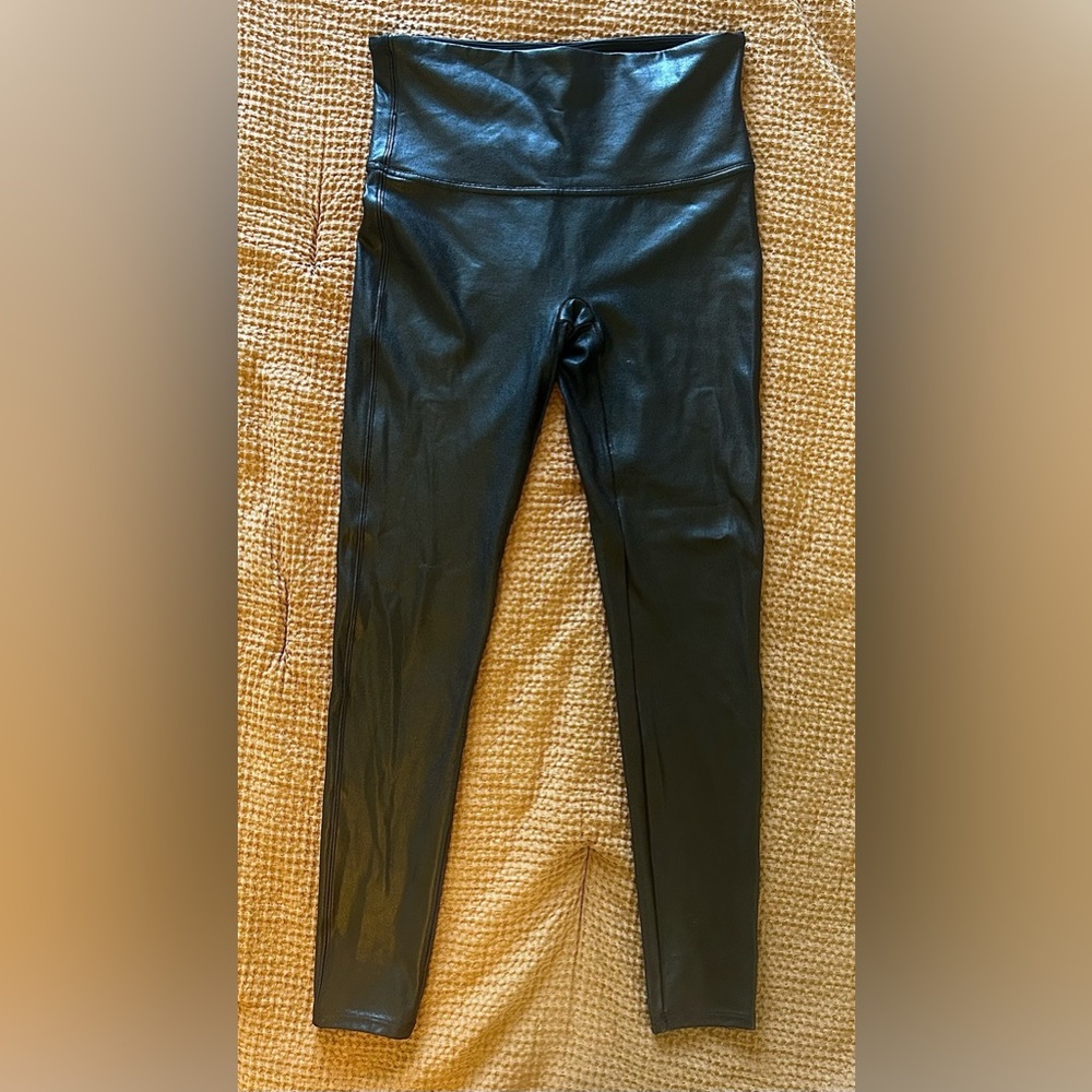 Spanx Faux Leather Leggings - L